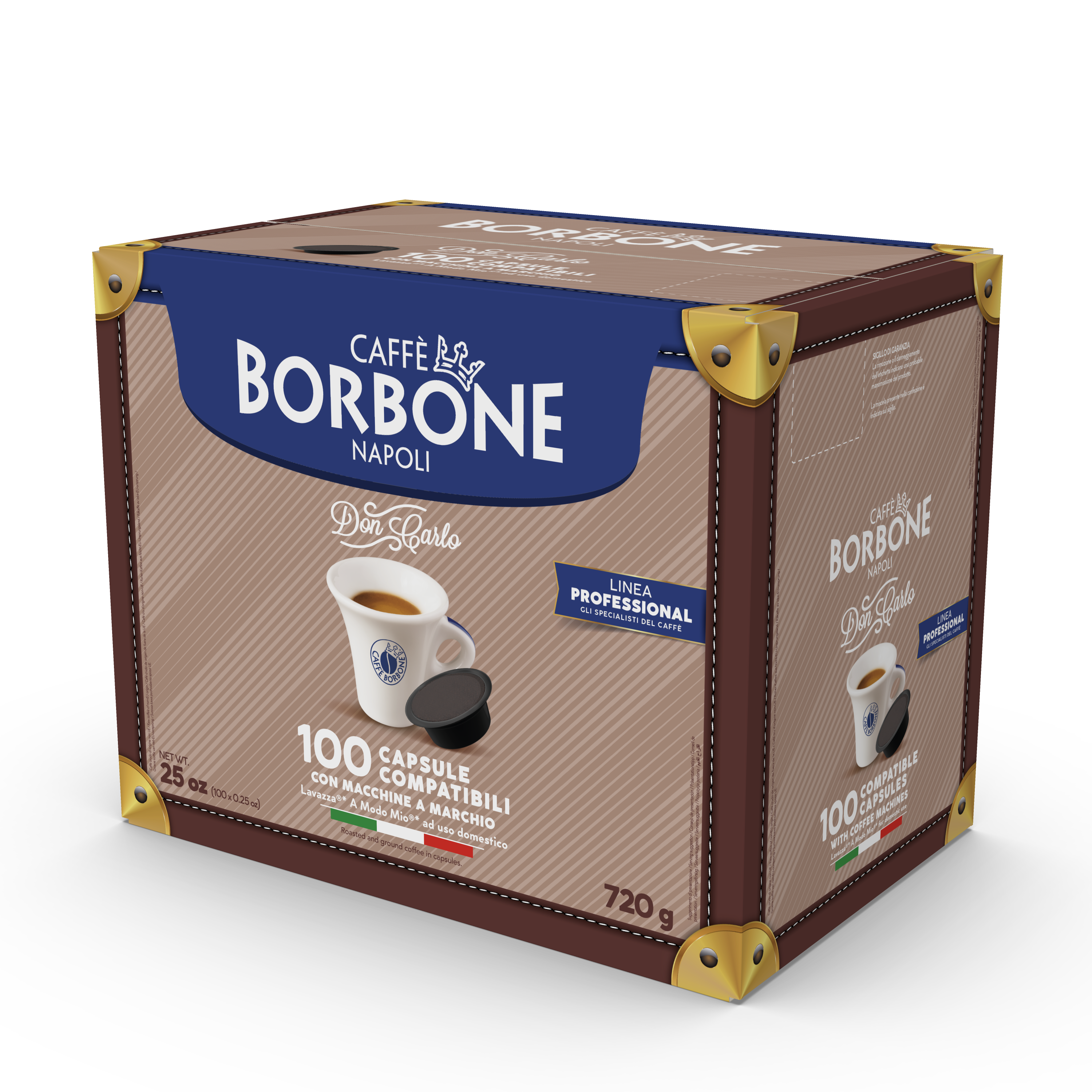 Kaffeekapseln Caffè Borbone Rossa Don Carlo 100 Stück