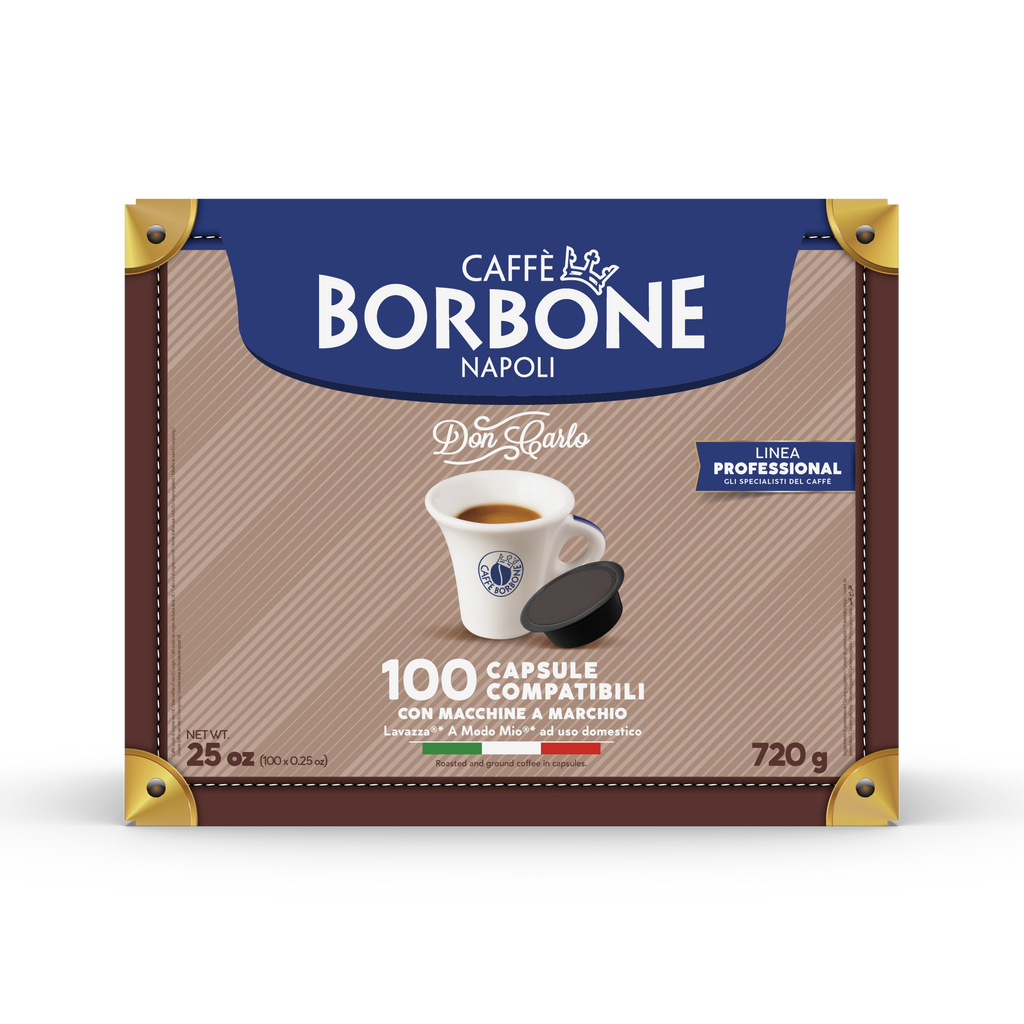Kaffeekapseln Caffè Borbone BLU Don Carlo 100 Stück