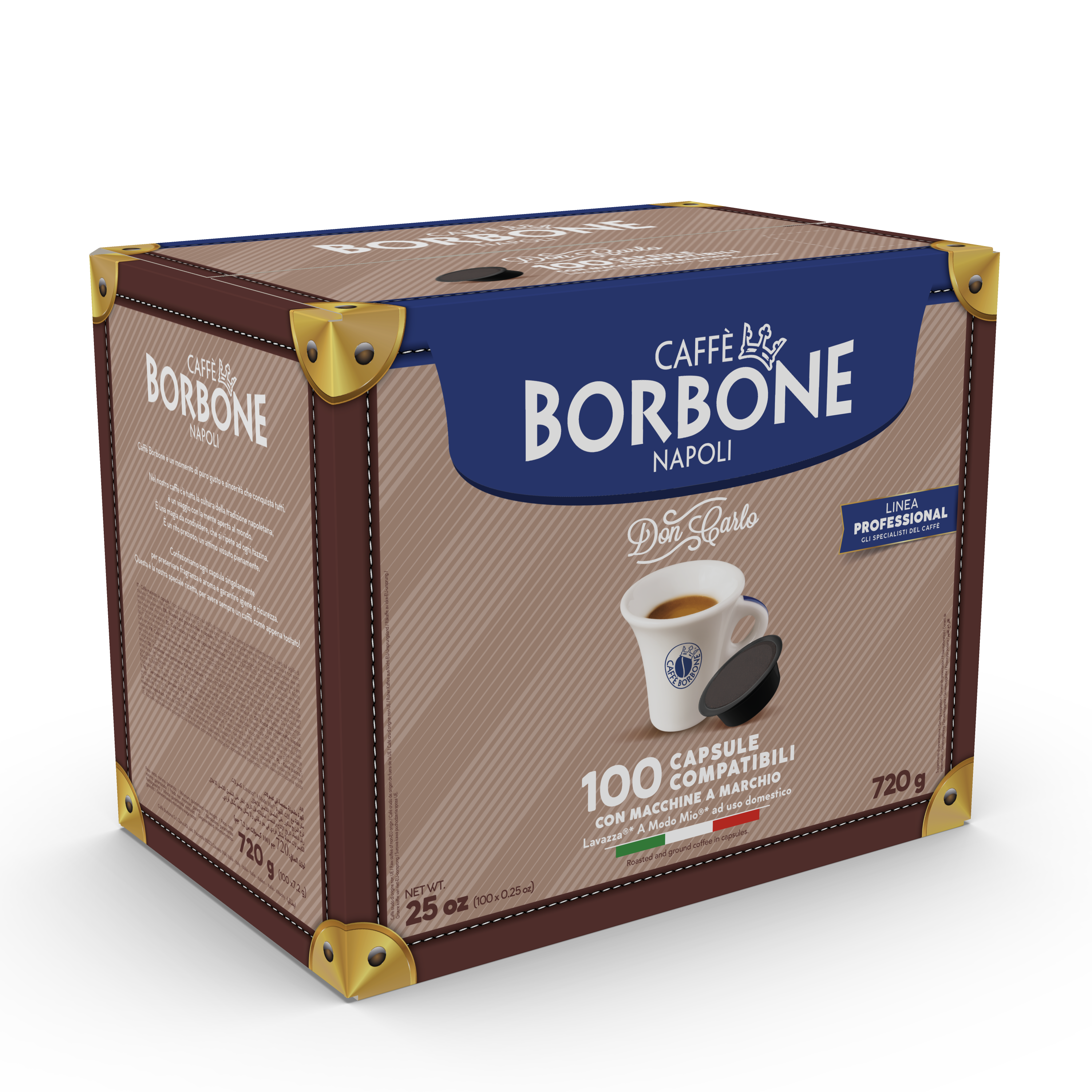 Kaffeekapseln Caffè Borbone Rossa Don Carlo 100 Stück