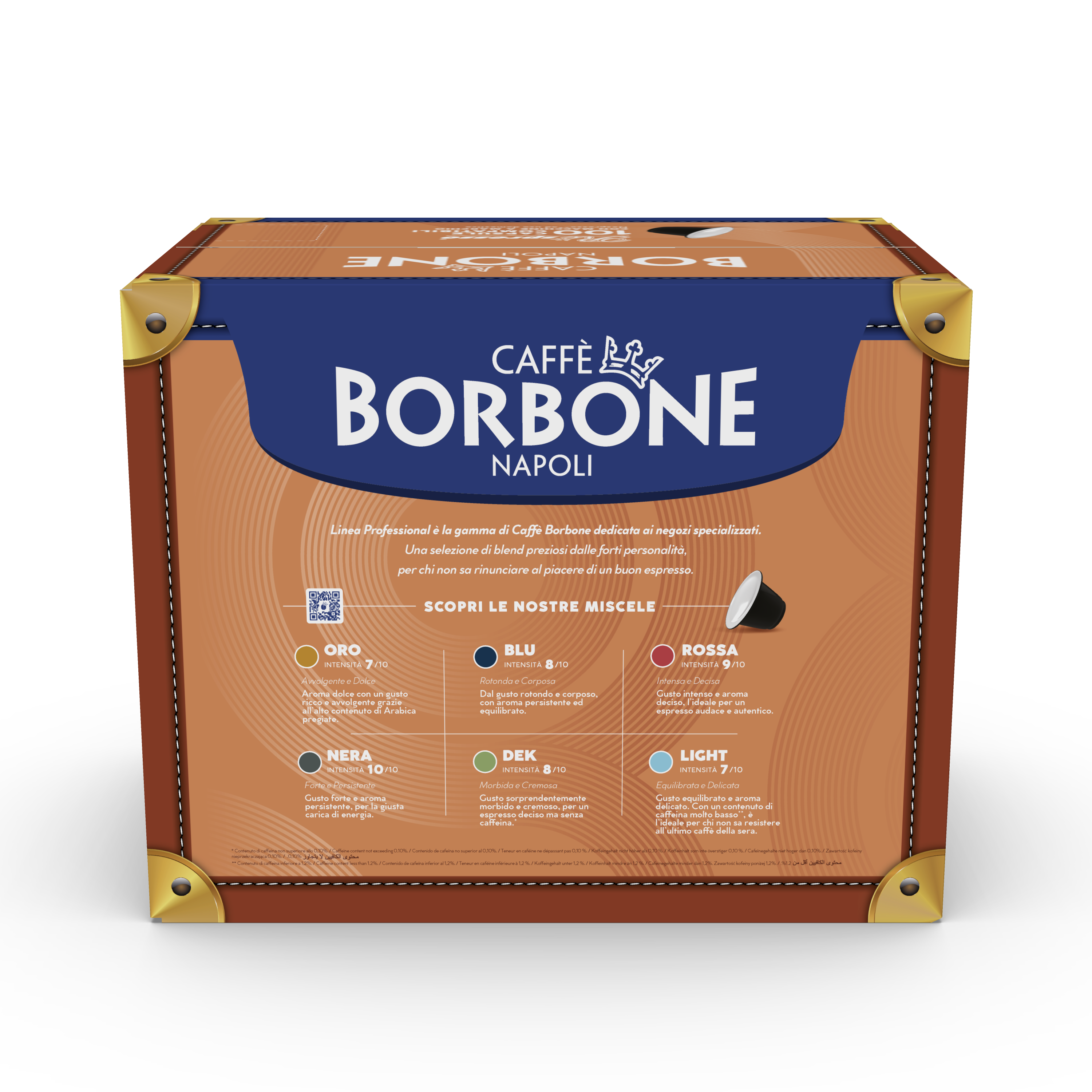 Caffè Borbone Respresso Kapsel Miscela BLU 100 Stück