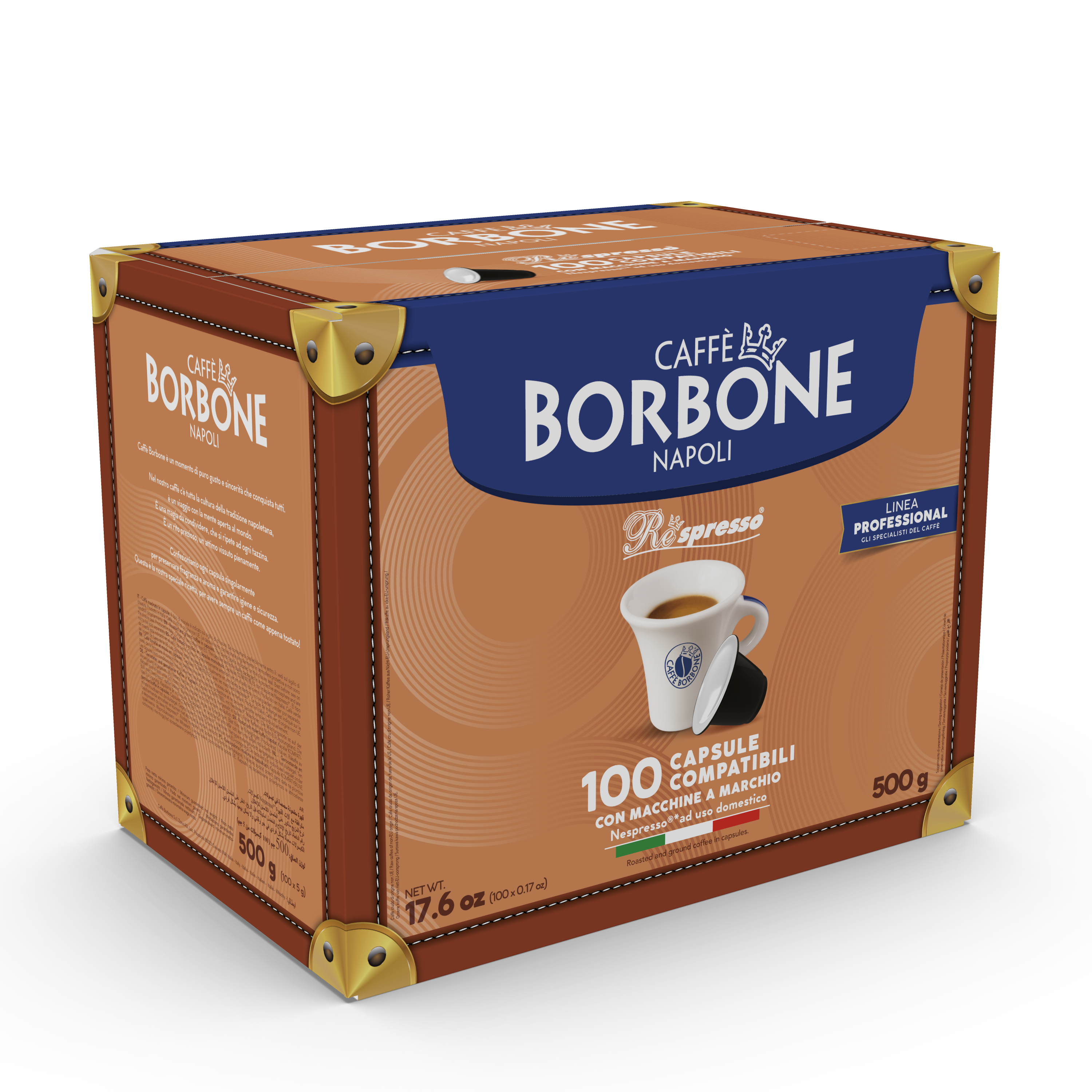 Caffè Borbone Respresso Kapsel Miscela BLU 100 Stück