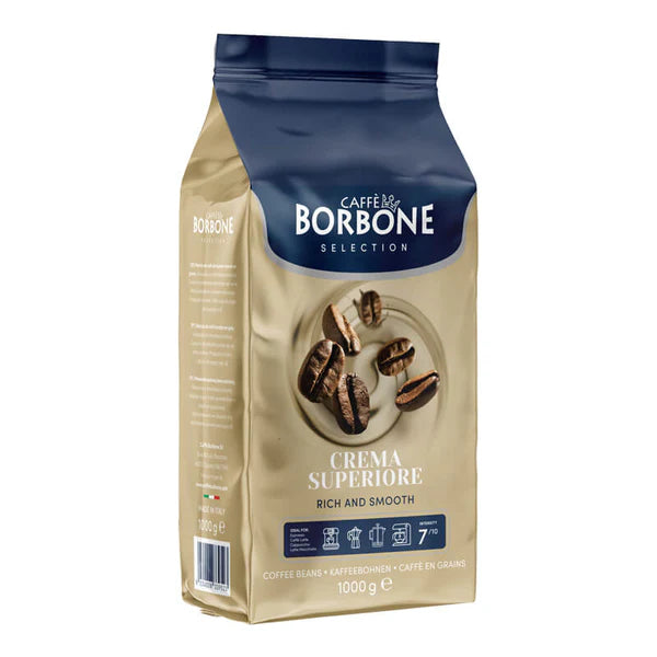 Caffè Borbone Crema Superiore – Espressobohnen 80% Arabica / 20% Robusta, 1 kg