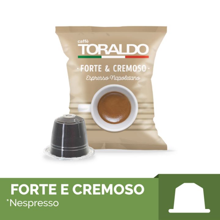 Toraldo Forte e Cremoso - 100 Nespresso-kompatible Kapseln
