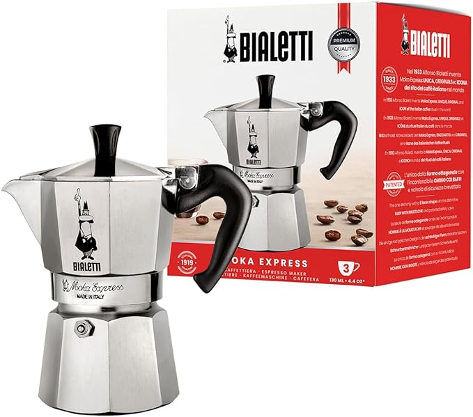 Bialetti Moka Express - Espressokocher 3 Tassen 130ml