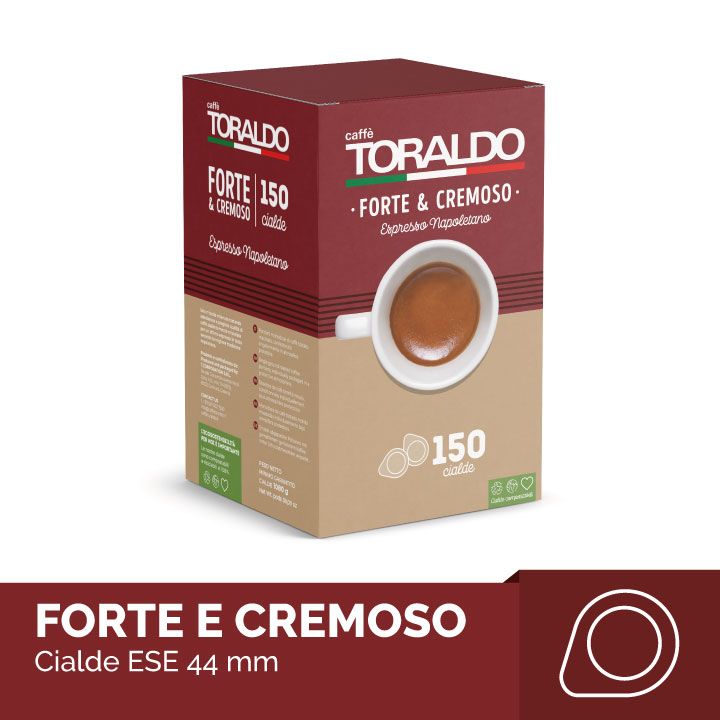 Toraldo Forte e Cremoso - 150 Cialde ESE 44mm