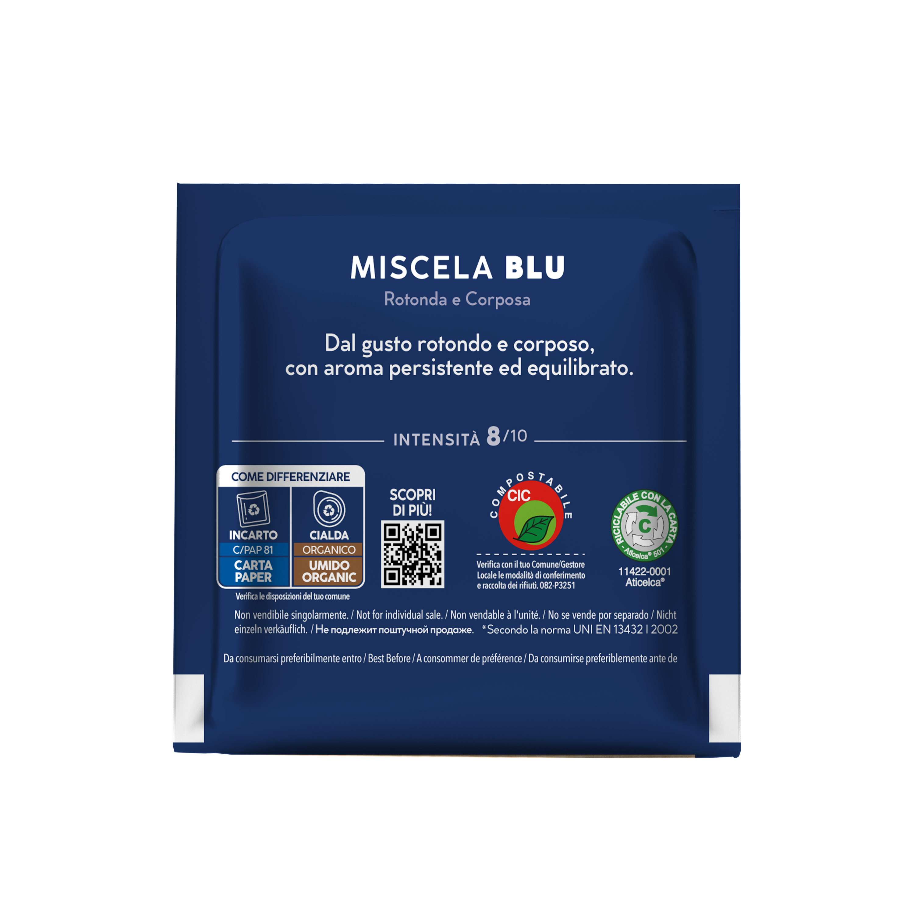 Caffè Borbone Miscela BLU Espressopads ESE 150 Stück