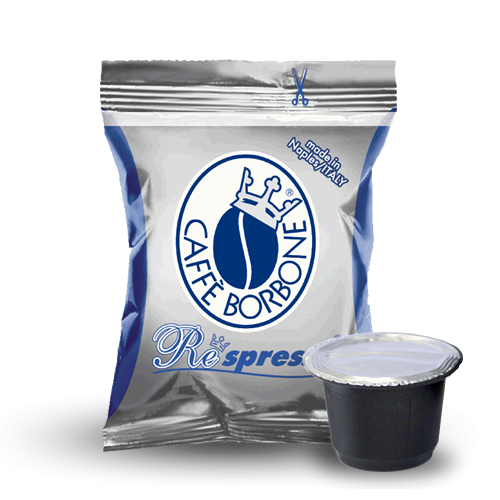 Caffè Borbone Respresso Kapsel Miscela BLU 100 Stück