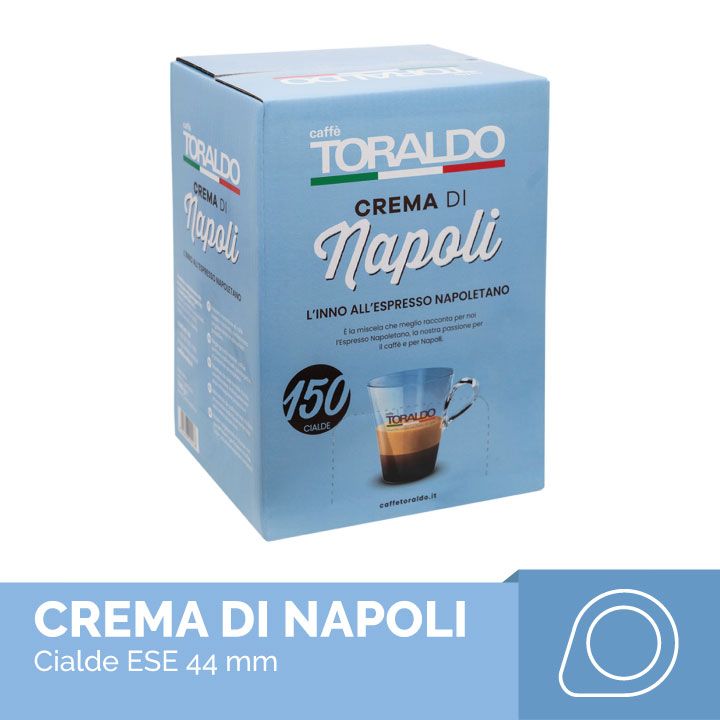 Toraldo Crema di Napoli - 150 Cialde ESE 44mm