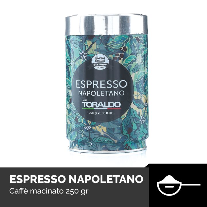 Toraldo Crema di Napoli - Gemahlener Kaffee 250g